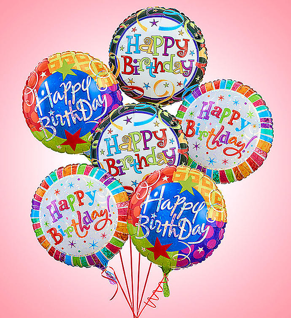 Birthday Mylar Balloons (6)