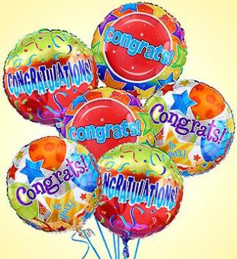 Congratulations Mylar Balloons (6)