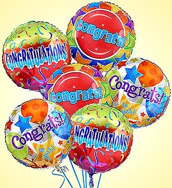 Congratulations Mylar Balloons (6)